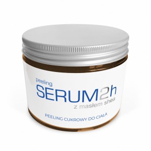 SERUM2h Peeling cukrowy do ciała z masłem shea 500 g