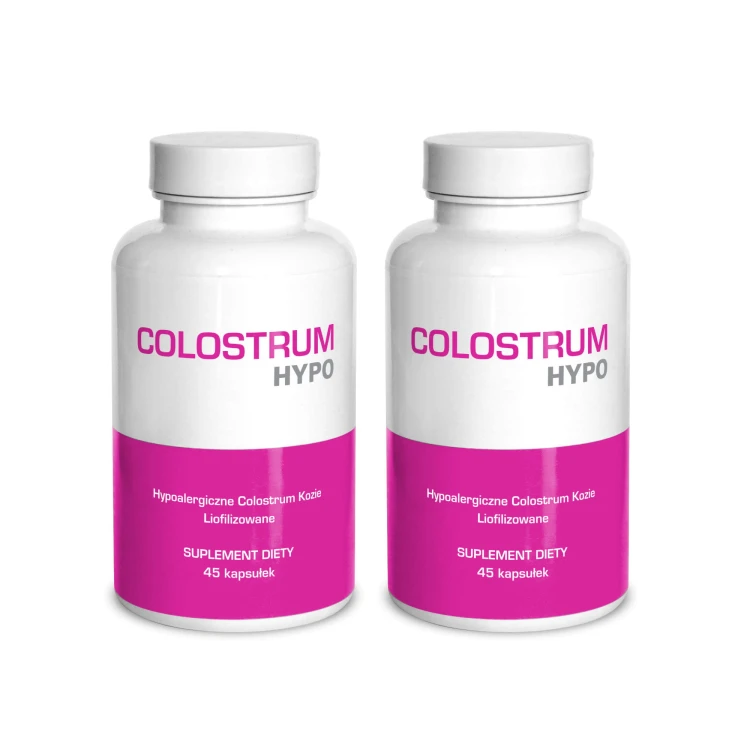 Colostrum kozie w zestawie 2x Colostrum Hypo