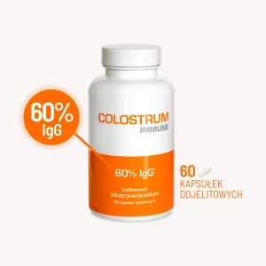 Colostrum Immune 60% IgG - біологічно активна добавка - кишковорозчинні капсули, 60 шт.