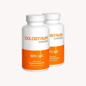 2X COLOSTRUM IMMUNE 60% IGG - 60 kaps. dojelitowych. Oszczędzasz 30zł