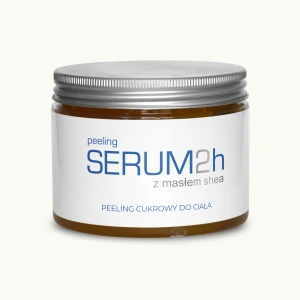 SERUM2h Peeling cukrowy (500 g) do ciała - masło shea, emolienty roślinne